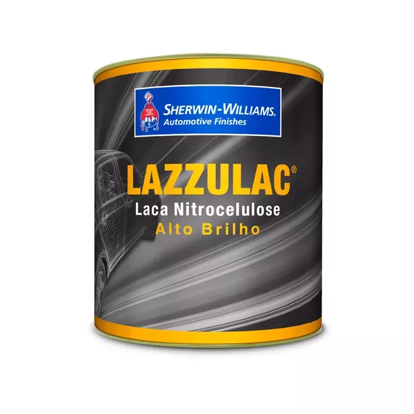 Tinta Laca Nitrocelulose Preto Fosco 900ml - LAZZULAC - SHERWIN WILLIAMS