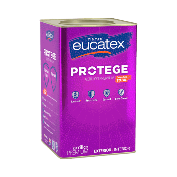 Tinta Acrílica Fosca Prêmium 18 Litros - PROTEGE - EUCATEX
