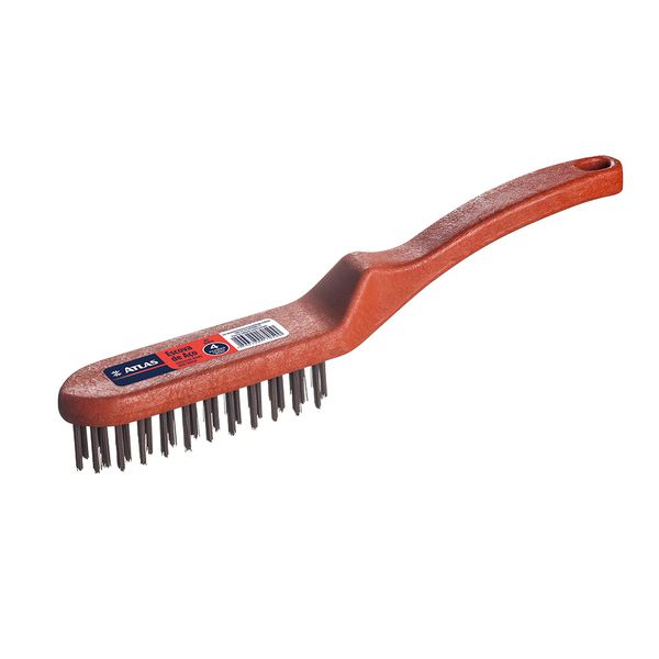 Escova de Aço 4 Fileiras - 1840/4 - ATLAS
