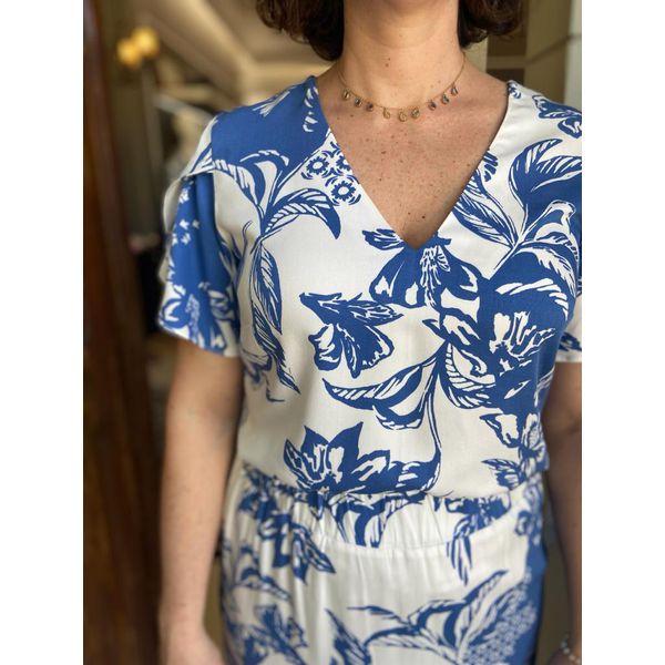 Blusa Manga Estampa Eden