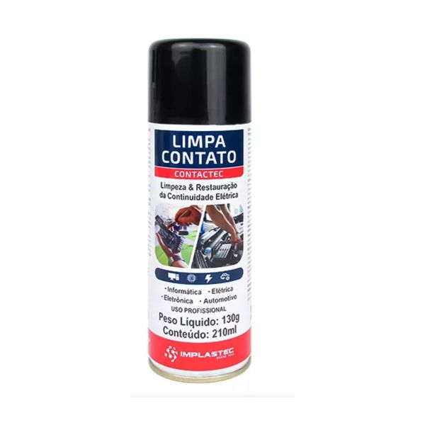 Limpa Contato Spray 210ml Implastec