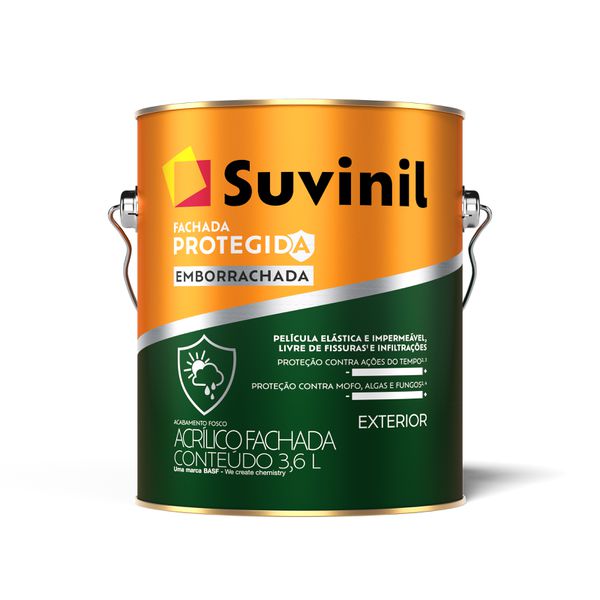 FACHADA PROTEGIDA EMBORRACHADA BRANCO 3,6L SUVINIL