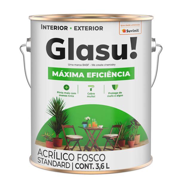 Glasu Maxima Eficiencia Acrilico Branco 3,6L