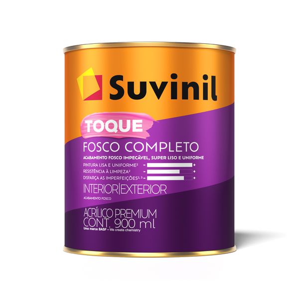 TOQUE FOSCO COMPLETO BRANCO 900ML SUVINIL