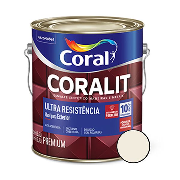 Coralit Brilhante Ultra Resistencia 3,6L - Cores