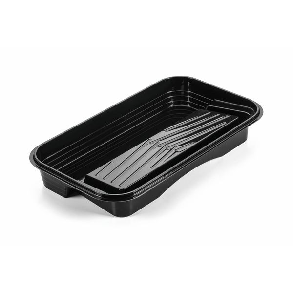 BANDEJA PLAST PRETA AT1492P 46CM - 4,3L ATLAS