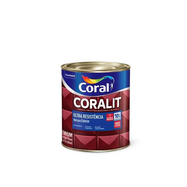 Coralit Acetinado Ultra Resistencia 900ML Coral - Cores