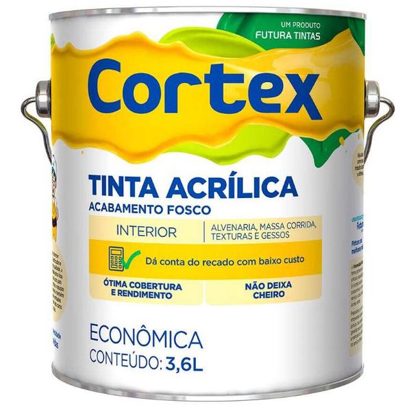 Cortex Acrlico Fosco Branco Futura 3,6L
