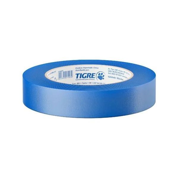 FITA CREPE AZUL 24MM X 50M TIGRE
