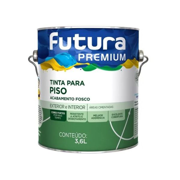 Tinta Piso Premium 3,6L Futura