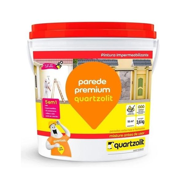 PAREDE PREMIUM 3,6KG (VEDAPREN PAREDE) QUARTZOLIT