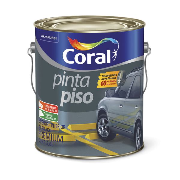 Pinta Piso 3,6L Coral - Cores