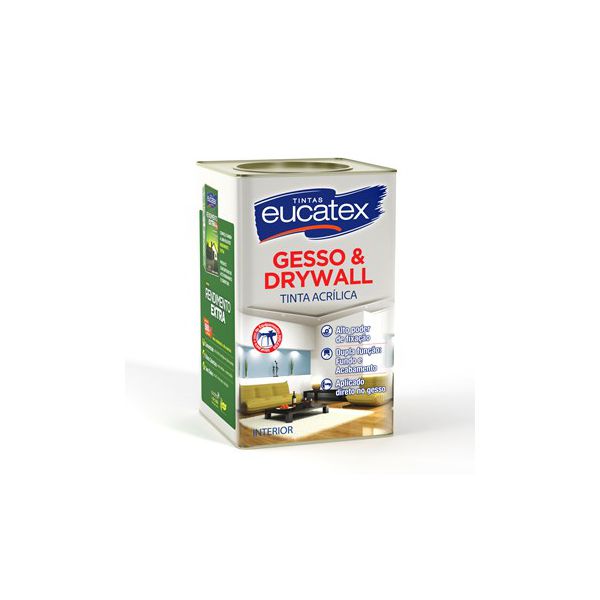 Gesso e Drywall Eucatex 18L