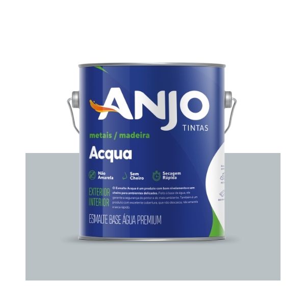 ANJO ESMALTE ACQUA PLATINA BRILHANTE 3,6L