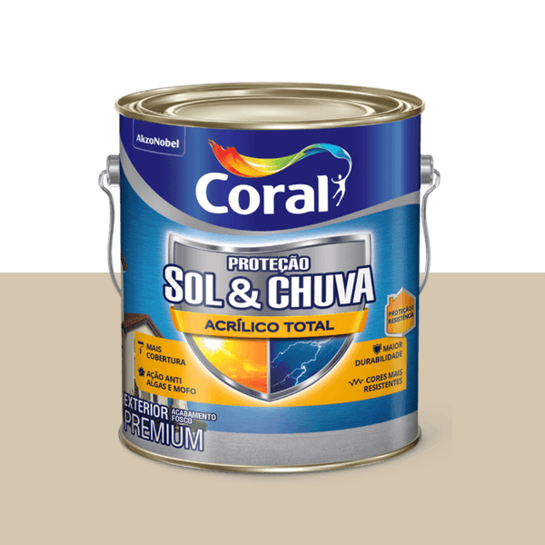 ACRILICO TOTAL SOL & CHUVA AREIA FOSCO 3,6L