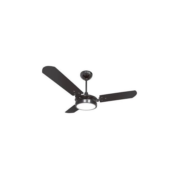 VENTILADOR DE TETO VALEN COM LED 6000K COM 3 PAS PRETO 127V VENTEX