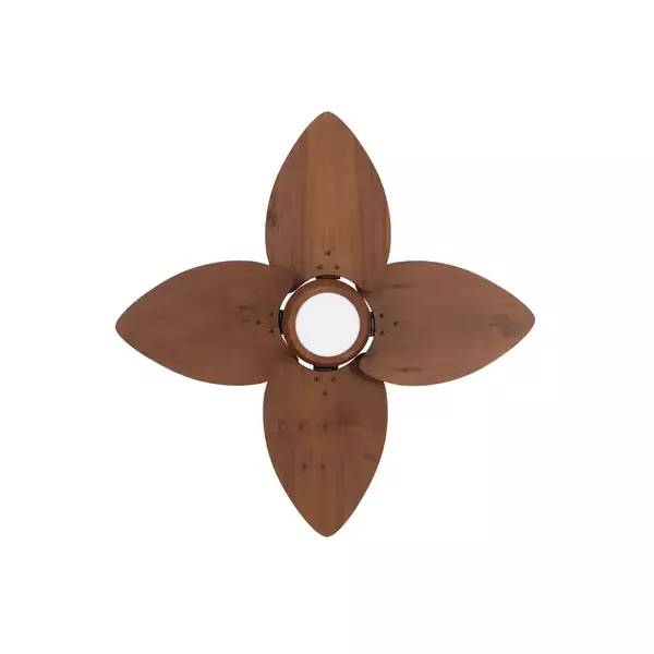 VENTILADOR DE TETO COM CONTROLE REMOTO E PAINEL LED 4000K JERI EMBUIA 127V VENTEX