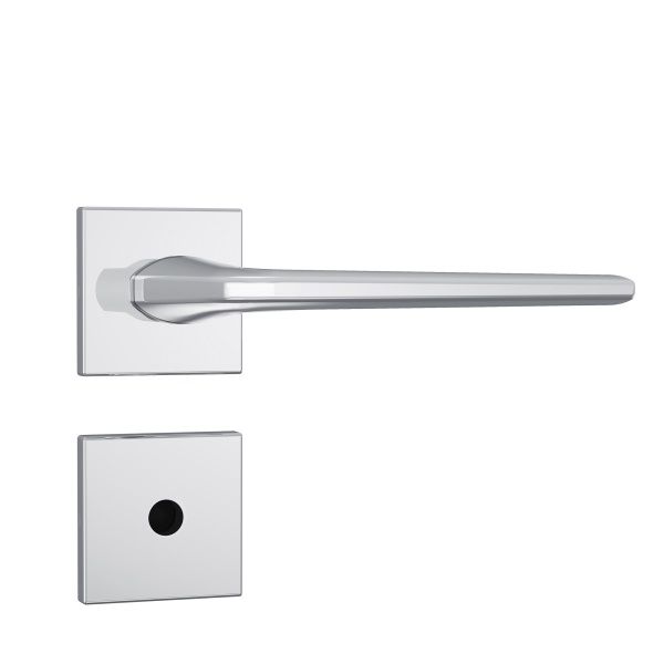 Fechadura Inox 800/27 Chave Tetra Roseta Quadrada Stam