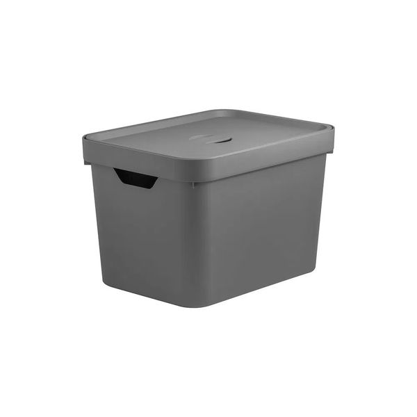 Caixa Organizadora Cube M 18 Litros Com Tampa Martiplast