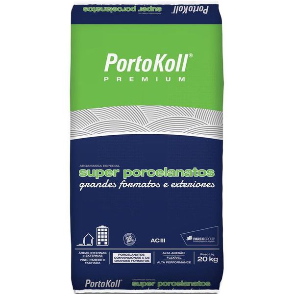 Argamassa Portokoll AC-III Super Porcelanatos 20Kg