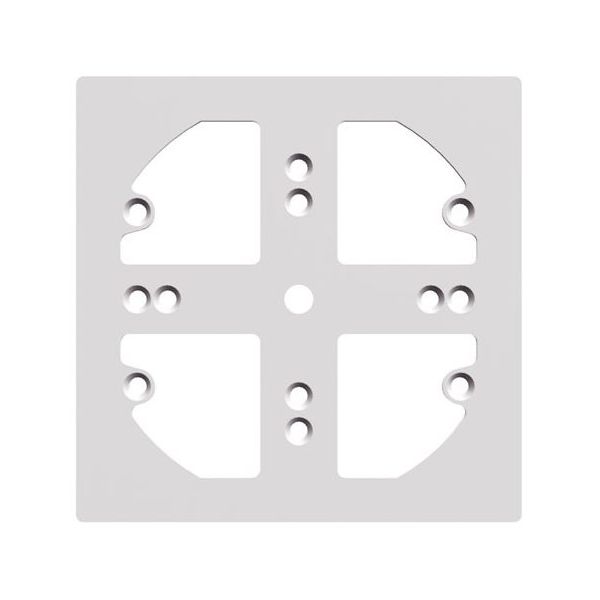 Base Para Arandela Interlight Quasar 115X115X15mm Branca