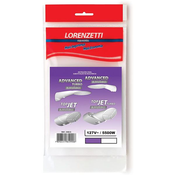 Resistência Ducha Advanced/Top Jet Eletrônica 3056E Lorenzetti