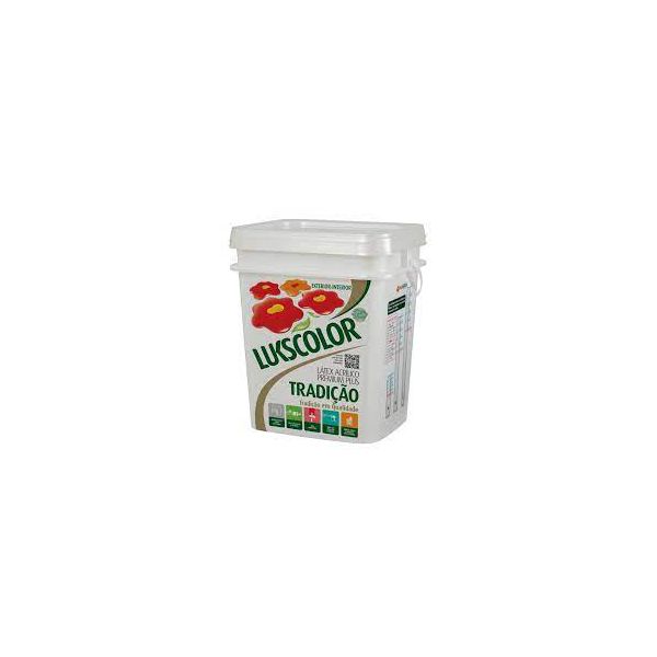 Latex Acrílico Tradição Gelo Lukscolor 18L