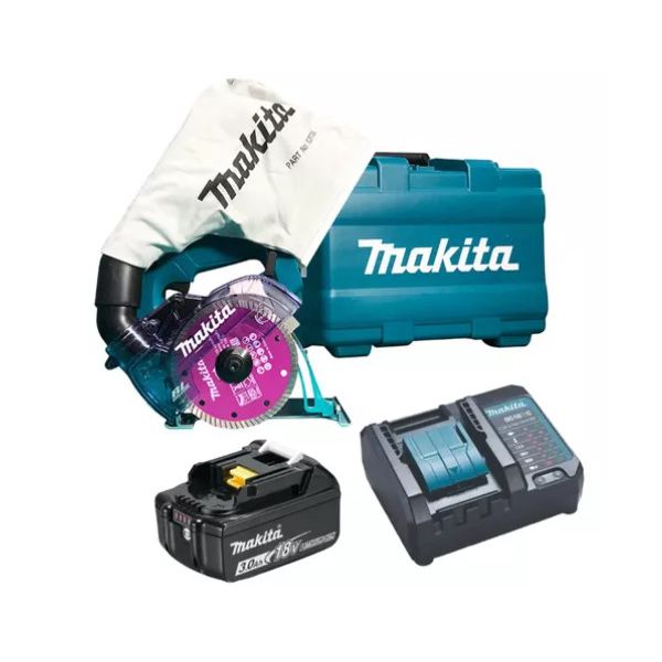 SERRA MARMORE MAKITA C/BATERIA CARREGADOR DCC500RF-P