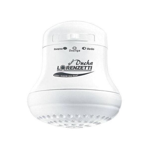 Chuveiro Maxi Ducha Branco Lorenzetti