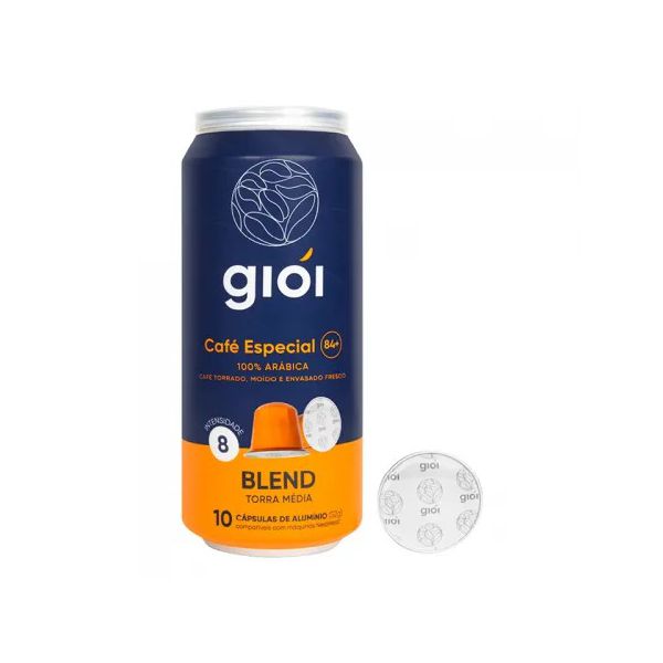 Cápsulas Blend Gioí Torra Média Lata 