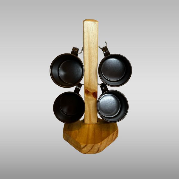 Conjunto de 4 Canecas - Linha Retrô 