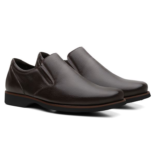 Sapato Masculino Esporte Fino Floater Mouro (c/ Elástico) - Linha Rochedo