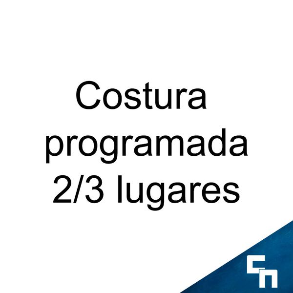 Costura Programada 2/3 Lugares