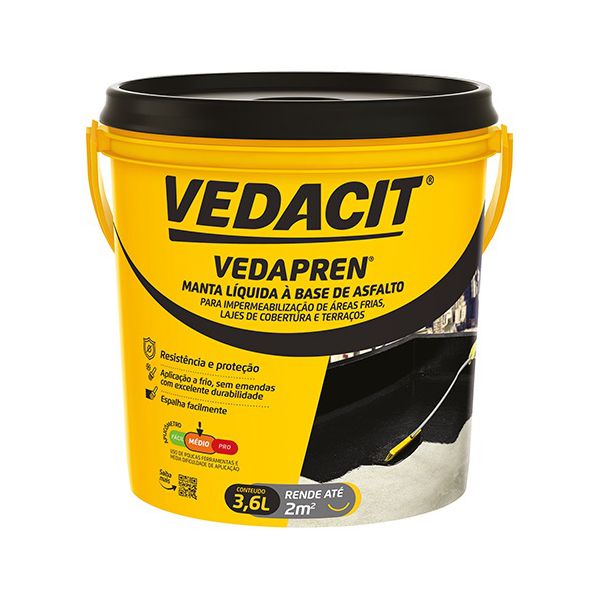 VEDAPREN PRETO 3.6G OTTO BAUMGART