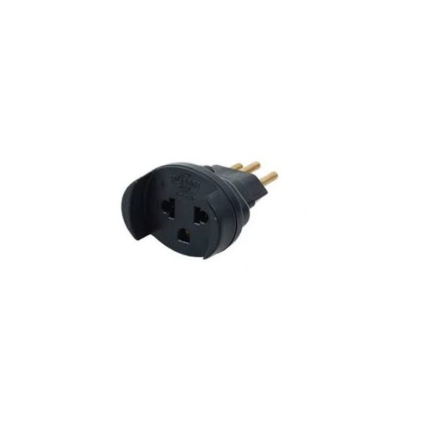 PINO ADAPTADOR PRETO 10A 12081 ILUMI