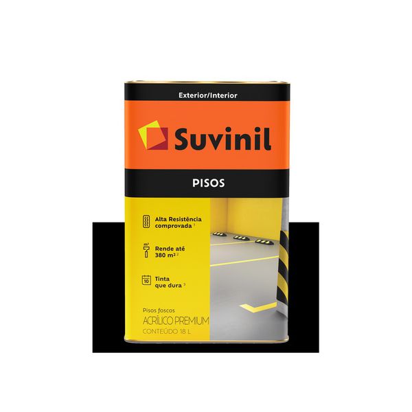 TINTA PISO PRETO 18LT QUALYVINIL