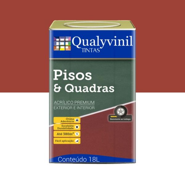 TINTA PISO VERMELHO SEG. 18LT QUALYVINIL