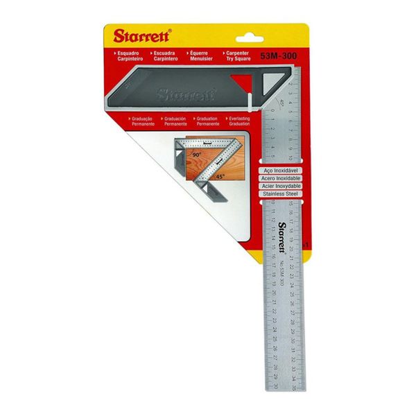 ESQUADRO ALUMINIO 30CM K53M-300-S STARRETT