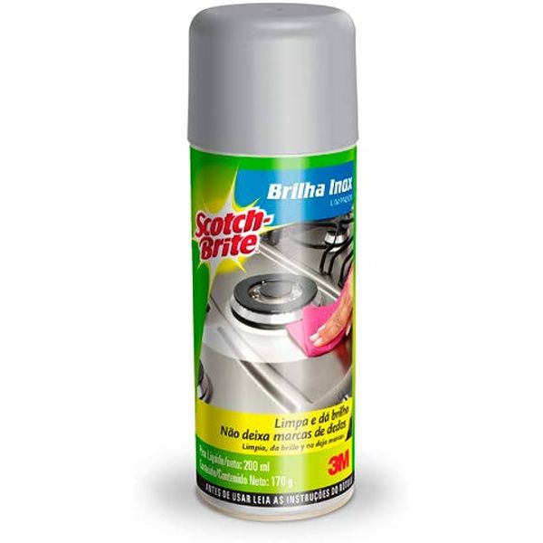 BRILHA INOX SCOTCH BRITE 200ML 3M