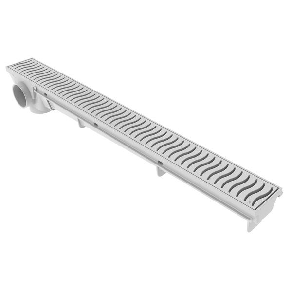 RALO LINEAR 50CM FLAT GRELHA BRANCA TIGRE