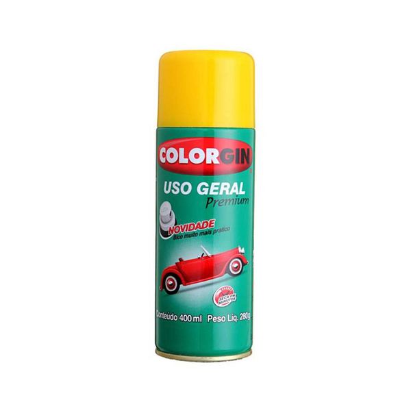 SPRAY USO GERAL PREMIUM AMARELO COLORGIN