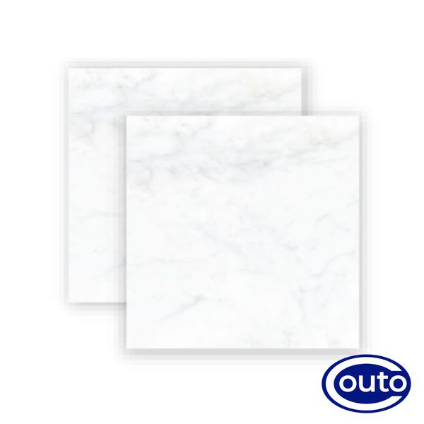 PISO PORCELANATO 61,8X61,8 BIANCO CARRARA LUX P62266 EMBRAMACO