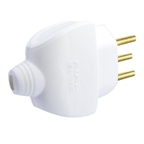 PLUG DESMONTAV 2P+T 10A 250V BRANCO DN1596 PIAL