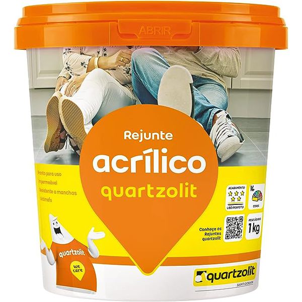 REJUNTE ACRILICO ARGILA 1KG QUARTZOLIT