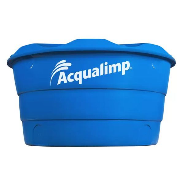 CAIXA DAGUA 500 LT TPA ENCAIXE AZUL ACQUALIMP