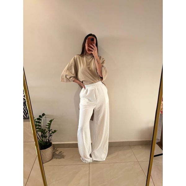 CALÇA LIORA PANTALONA OFF WHITE