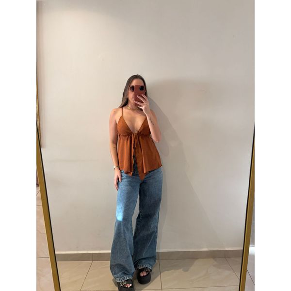 Blusa Elis caramelo