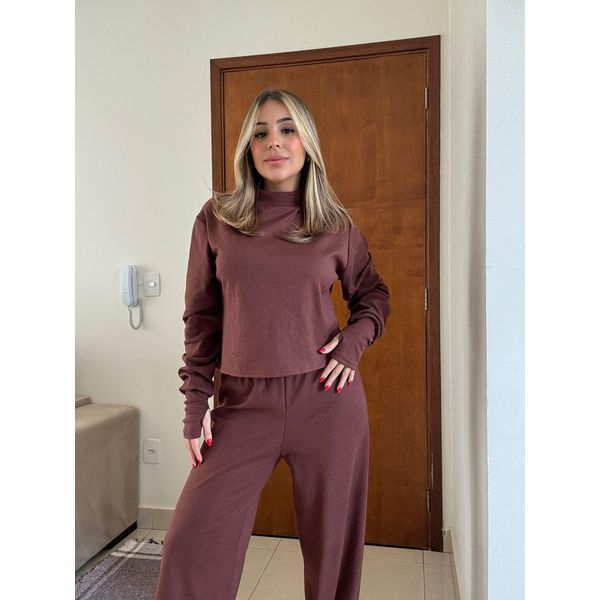 CONJUNTO DAFNE MARROM 