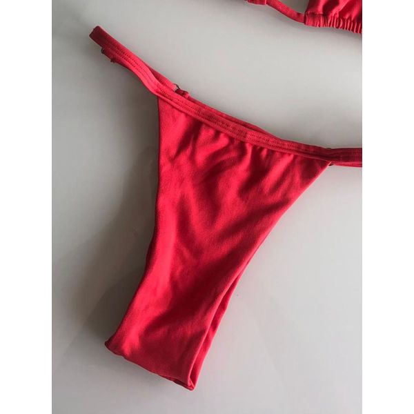 Calcinha de Fita Regulagem Vermelho