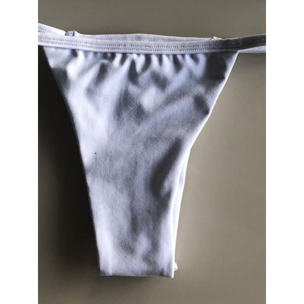Calcinha de Fita Regulagem Branco